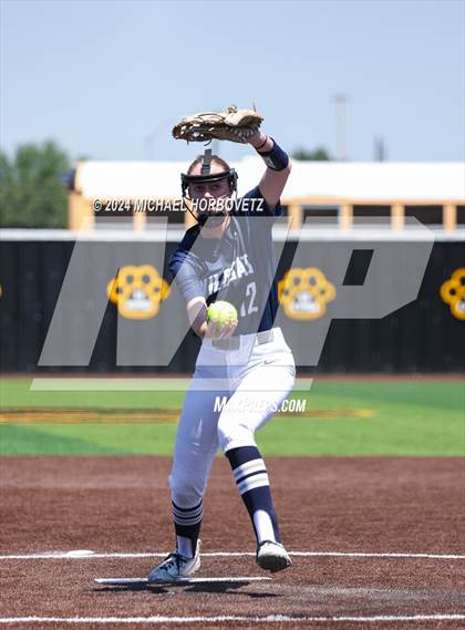 Thumbnail 2 in Forney vs. Walnut Grove (UIL 5A Softball Regional Semi-Final) photogallery.