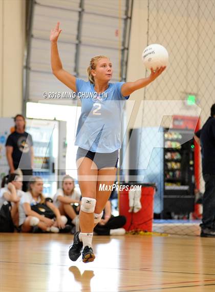 Thumbnail 2 in Corona del Mar vs. Beckman (Queen's Court Tournament) photogallery.