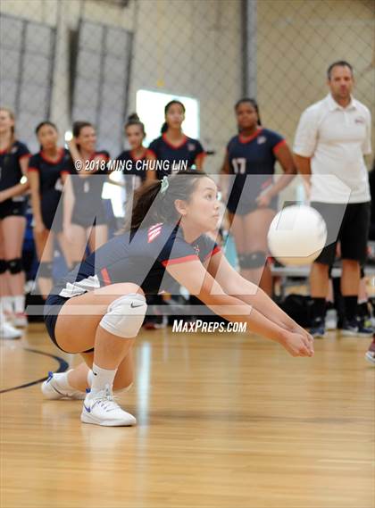 Thumbnail 3 in Corona del Mar vs. Beckman (Queen's Court Tournament) photogallery.