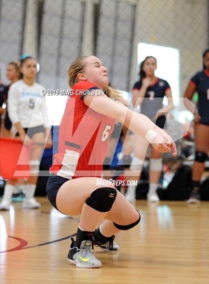 Thumbnail 2 in Corona del Mar vs. Beckman (Queen's Court Tournament) photogallery.