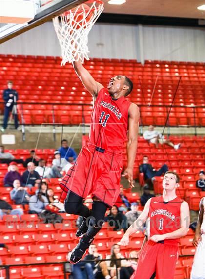 Thumbnail 1 in Hirschi vs. John Paul II (DFW Basketball Challenge) photogallery.