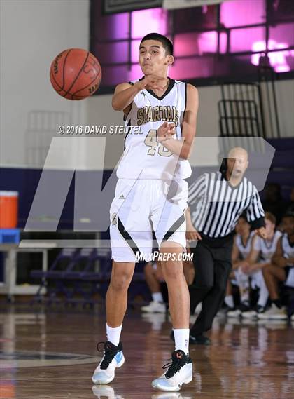 Thumbnail 1 in Clovis North vs. Lathrop (St. Hope Elite Classic) photogallery.
