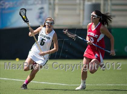 Thumbnail 2 in Charlotte Catholic vs. Green Hope (NCHSAA Final) photogallery.