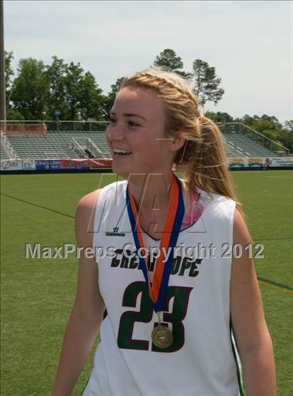 Thumbnail 3 in Charlotte Catholic vs. Green Hope (NCHSAA Final) photogallery.