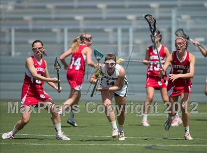 Thumbnail 3 in Charlotte Catholic vs. Green Hope (NCHSAA Final) photogallery.