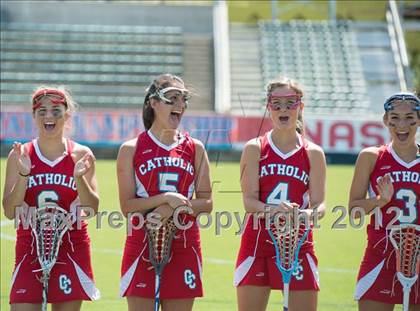 Thumbnail 2 in Charlotte Catholic vs. Green Hope (NCHSAA Final) photogallery.