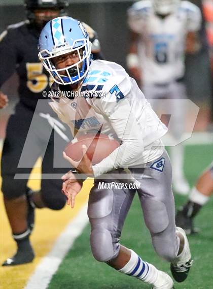 Thumbnail 2 in Compton vs. Dominguez (Hub City Bowl II) photogallery.