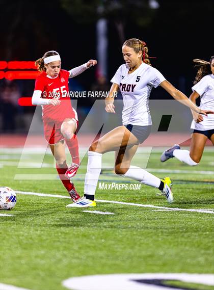 Thumbnail 1 in Troy vs. Mater Dei (CIF SS D1 Final)  photogallery.