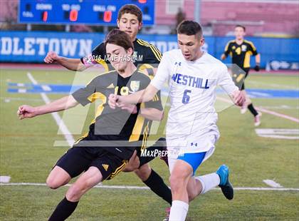 Thumbnail 3 in Hastings vs. Westhill (NYSPHSAA Class B Final) photogallery.