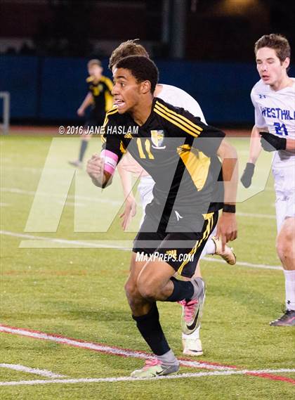 Thumbnail 3 in Hastings vs. Westhill (NYSPHSAA Class B Final) photogallery.