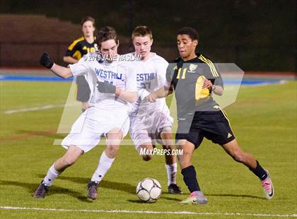 Thumbnail 3 in Hastings vs. Westhill (NYSPHSAA Class B Final) photogallery.