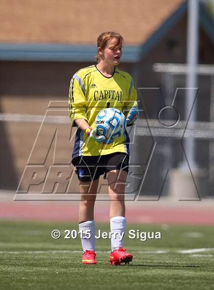 Thumbnail 2 in Capital Christian vs. Modesto Christian (CIF SJS D6 Final) photogallery.