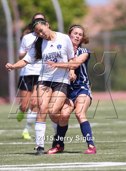 Thumbnail 1 in Capital Christian vs. Modesto Christian (CIF SJS D6 Final) photogallery.