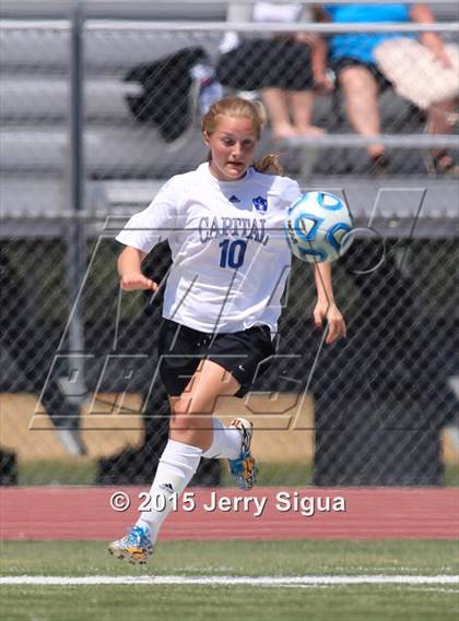 Thumbnail 2 in Capital Christian vs. Modesto Christian (CIF SJS D6 Final) photogallery.