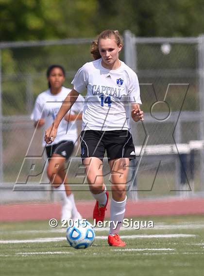 Thumbnail 1 in Capital Christian vs. Modesto Christian (CIF SJS D6 Final) photogallery.