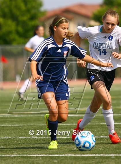 Thumbnail 1 in Capital Christian vs. Modesto Christian (CIF SJS D6 Final) photogallery.