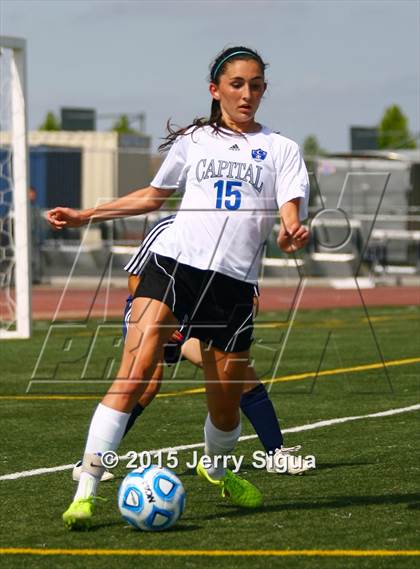 Thumbnail 3 in Capital Christian vs. Modesto Christian (CIF SJS D6 Final) photogallery.