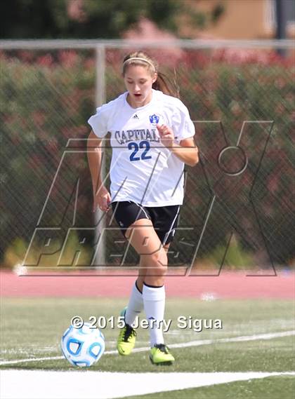 Thumbnail 2 in Capital Christian vs. Modesto Christian (CIF SJS D6 Final) photogallery.