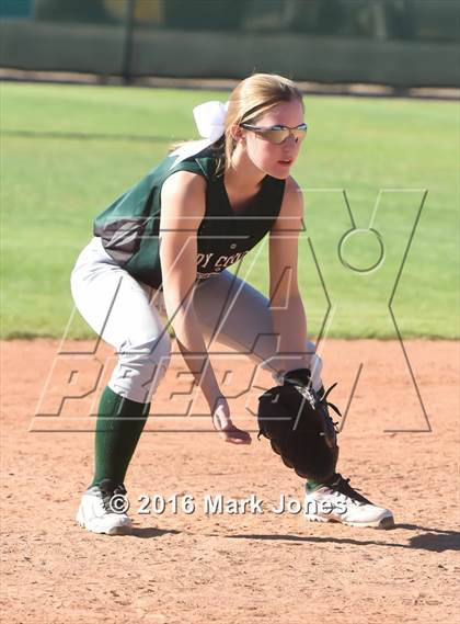Thumbnail 1 in Phoenix Christian vs. Seligman (Chandler Prep Softball Classic) photogallery.