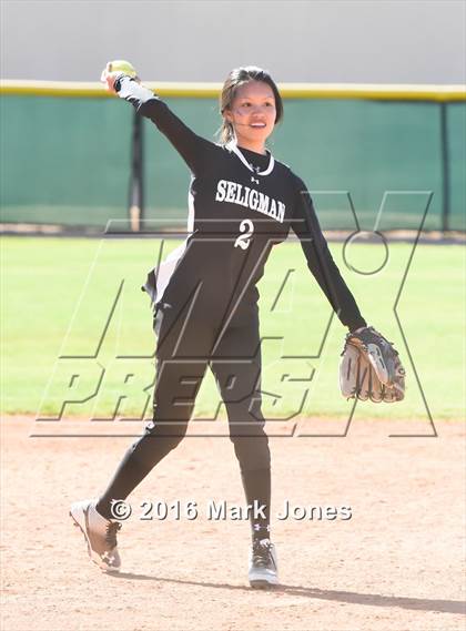 Thumbnail 3 in Phoenix Christian vs. Seligman (Chandler Prep Softball Classic) photogallery.