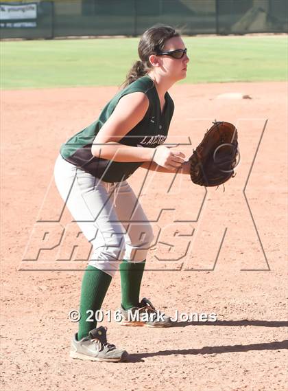 Thumbnail 2 in Phoenix Christian vs. Seligman (Chandler Prep Softball Classic) photogallery.