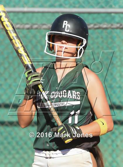 Thumbnail 2 in Phoenix Christian vs. Seligman (Chandler Prep Softball Classic) photogallery.