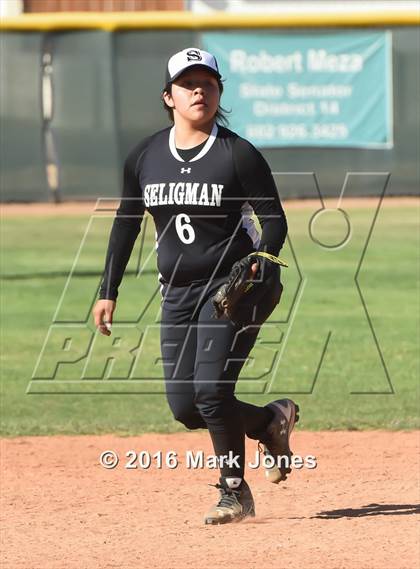 Thumbnail 3 in Phoenix Christian vs. Seligman (Chandler Prep Softball Classic) photogallery.
