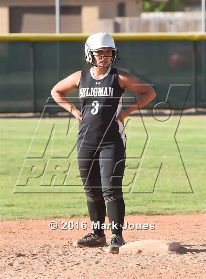 Thumbnail 3 in Phoenix Christian vs. Seligman (Chandler Prep Softball Classic) photogallery.