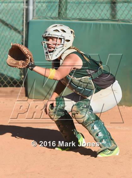 Thumbnail 3 in Phoenix Christian vs. Seligman (Chandler Prep Softball Classic) photogallery.