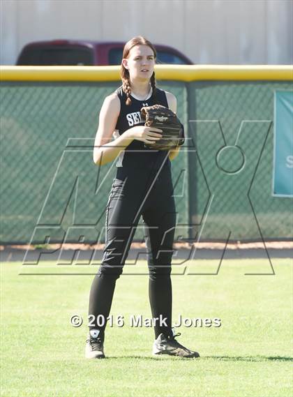 Thumbnail 3 in Phoenix Christian vs. Seligman (Chandler Prep Softball Classic) photogallery.