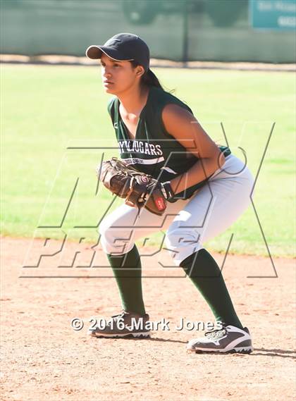 Thumbnail 2 in Phoenix Christian vs. Seligman (Chandler Prep Softball Classic) photogallery.