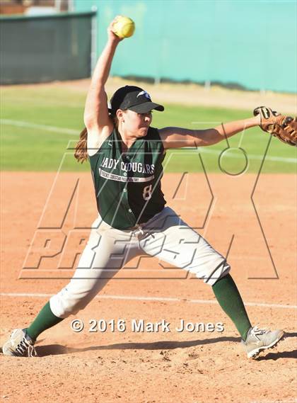 Thumbnail 1 in Phoenix Christian vs. Seligman (Chandler Prep Softball Classic) photogallery.