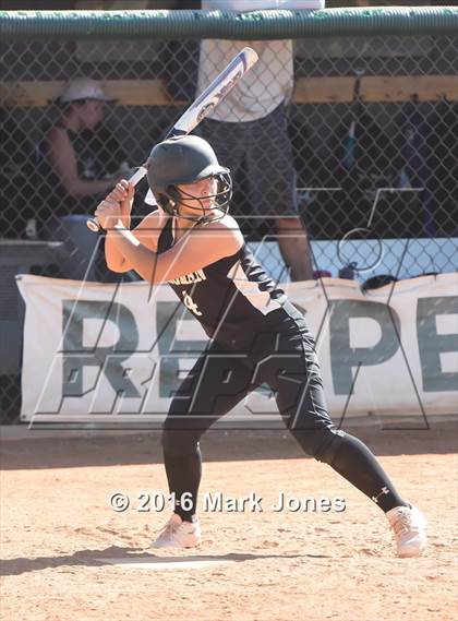 Thumbnail 2 in Phoenix Christian vs. Seligman (Chandler Prep Softball Classic) photogallery.