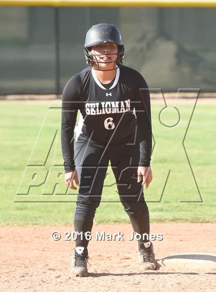 Thumbnail 2 in Phoenix Christian vs. Seligman (Chandler Prep Softball Classic) photogallery.