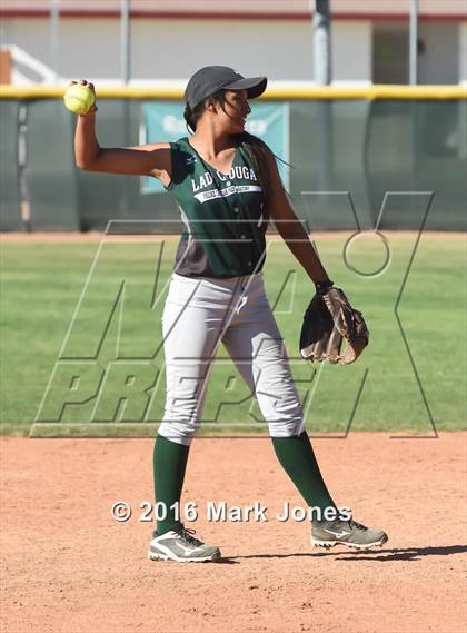 Thumbnail 2 in Phoenix Christian vs. Seligman (Chandler Prep Softball Classic) photogallery.