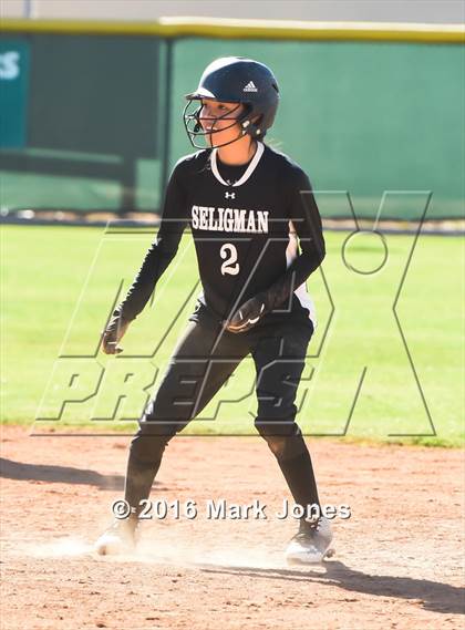 Thumbnail 1 in Phoenix Christian vs. Seligman (Chandler Prep Softball Classic) photogallery.