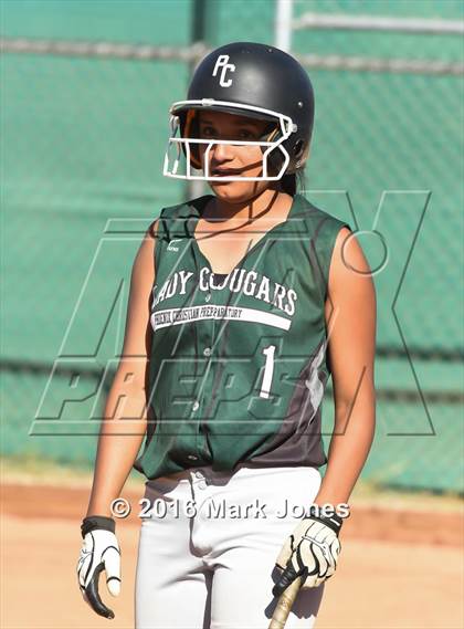 Thumbnail 2 in Phoenix Christian vs. Seligman (Chandler Prep Softball Classic) photogallery.