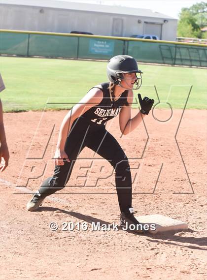 Thumbnail 3 in Phoenix Christian vs. Seligman (Chandler Prep Softball Classic) photogallery.