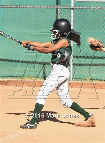 Thumbnail 3 in Phoenix Christian vs. Seligman (Chandler Prep Softball Classic) photogallery.
