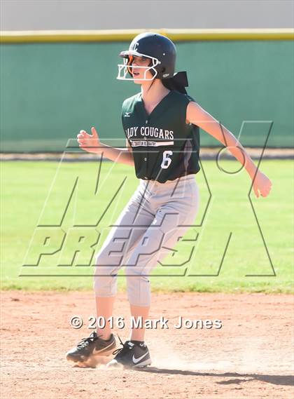 Thumbnail 2 in Phoenix Christian vs. Seligman (Chandler Prep Softball Classic) photogallery.