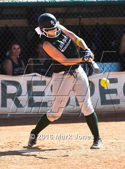 Thumbnail 3 in Phoenix Christian vs. Seligman (Chandler Prep Softball Classic) photogallery.