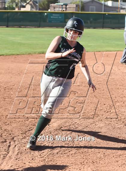 Thumbnail 3 in Phoenix Christian vs. Seligman (Chandler Prep Softball Classic) photogallery.