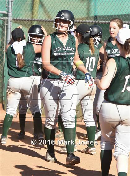 Thumbnail 2 in Phoenix Christian vs. Seligman (Chandler Prep Softball Classic) photogallery.