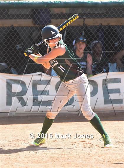 Thumbnail 2 in Phoenix Christian vs. Seligman (Chandler Prep Softball Classic) photogallery.