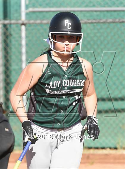 Thumbnail 1 in Phoenix Christian vs. Seligman (Chandler Prep Softball Classic) photogallery.