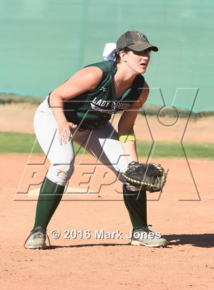 Thumbnail 1 in Phoenix Christian vs. Seligman (Chandler Prep Softball Classic) photogallery.