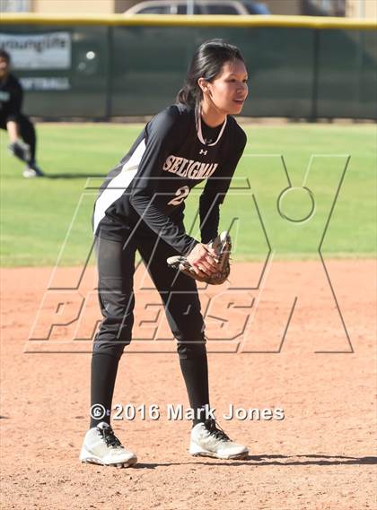 Thumbnail 1 in Phoenix Christian vs. Seligman (Chandler Prep Softball Classic) photogallery.