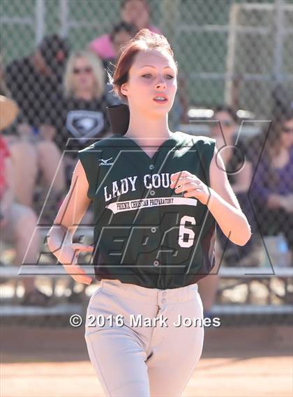 Thumbnail 1 in Phoenix Christian vs. Seligman (Chandler Prep Softball Classic) photogallery.