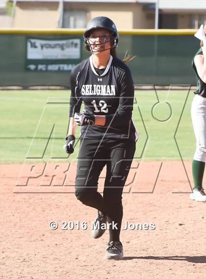 Thumbnail 2 in Phoenix Christian vs. Seligman (Chandler Prep Softball Classic) photogallery.
