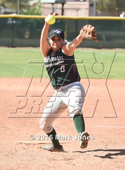 Thumbnail 2 in Phoenix Christian vs. Seligman (Chandler Prep Softball Classic) photogallery.